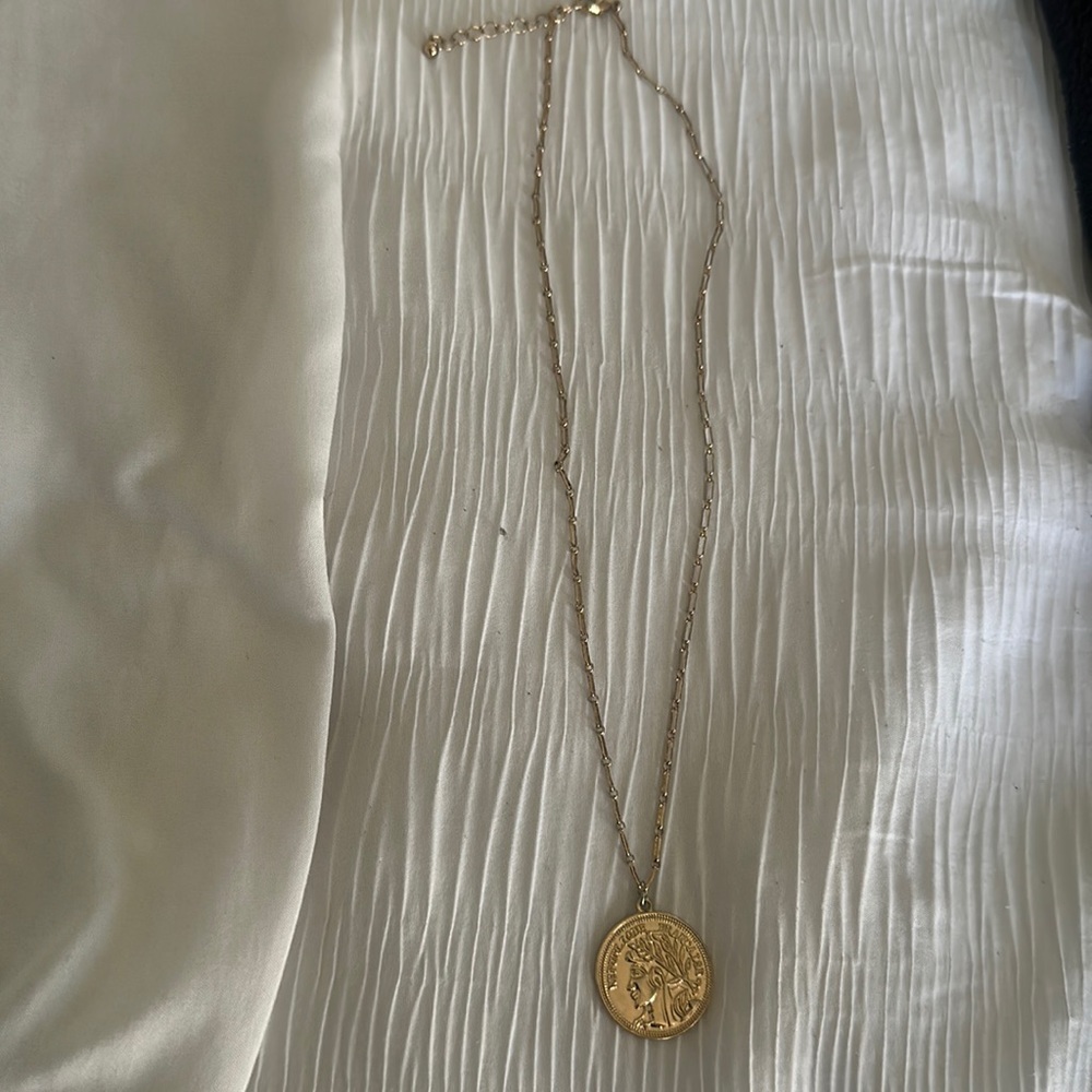 Adinas jewels coin necklace